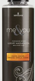 Me and You Massage Oil - Lemon Ginger Orange Vanilla Sugar - 4.2 Fl. Oz.
