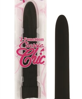 7 Function Classic Chic 6 Inches Vibe - Black