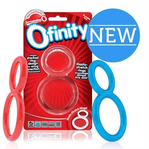 Ofinity Double Ring - 6 Count Box - Assorted