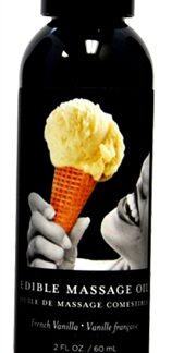 Edible Massage Oil - Vanilla - 2 Fl. Oz.