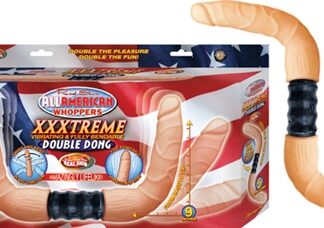 Latin American Whoppers Extreme Vibrating and  Fully Bendable Dong - Flesh