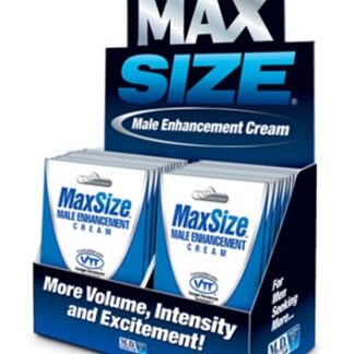 Max Size Gel Topical - 24 Packets Display