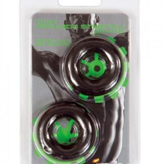 Thick Power Stretch Donuts - 2 Pack - Black