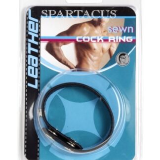 Sewn Leather C - Ring
