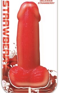 Eat Me Jumbo Gummy Pecker - Strawberry