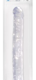 Basix Rubber Works 12 Inch Double Dong - Clear