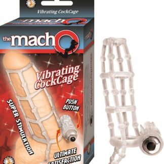 The Macho Vibrating Cockring - Clear
