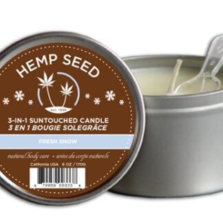 Hemp Seed 3-in-1 Massage Candle - Sunsational - 6 Oz.