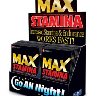Max Stamina - 24 Count Display - 1 Count Packets