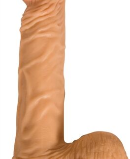 8 Inch Vibrating All American-Whopper With Balls