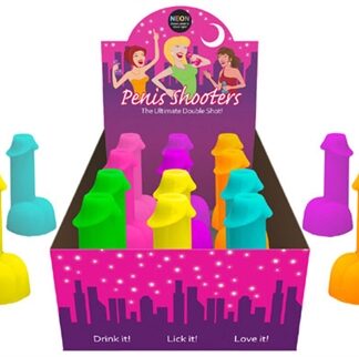 Neon Penis Shooters - 12 Piece Display