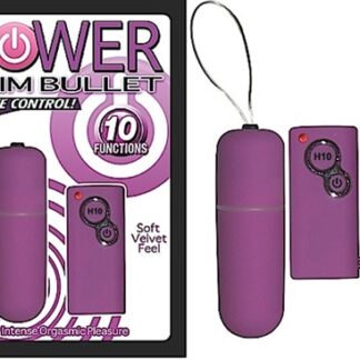 Power Slim Bullet Remote Control - Purple