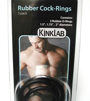 Rubber Cock Rings 3 Pack