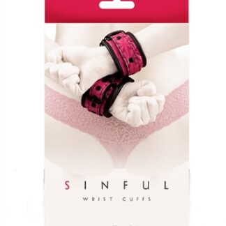Sinful Wrist Cuffs - Pink