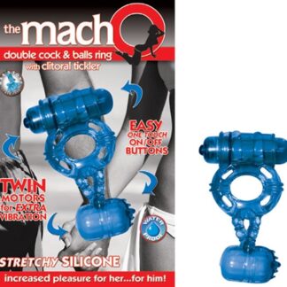 The Macho Double Blue - Cock and Balls