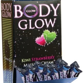 Body Glow Massage Cream 50 Pieces Display - Kiwi Strawberry