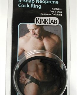 5 Snap Neoprene Cock Ring