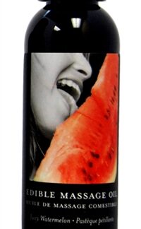 Edible Massage Oil - Watermelon - 2 Fl. Oz.