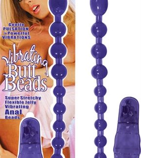 Vibrating Butt Beads-Purple