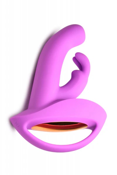 10x Come Hither Rocket Silicone Vibrator - Purple - Image 2