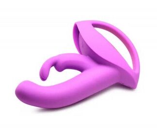 10x Come Hither Rocket Silicone Vibrator - Purple