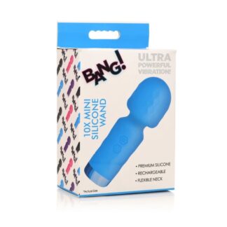 10x Mini Silicone Wand - Blue