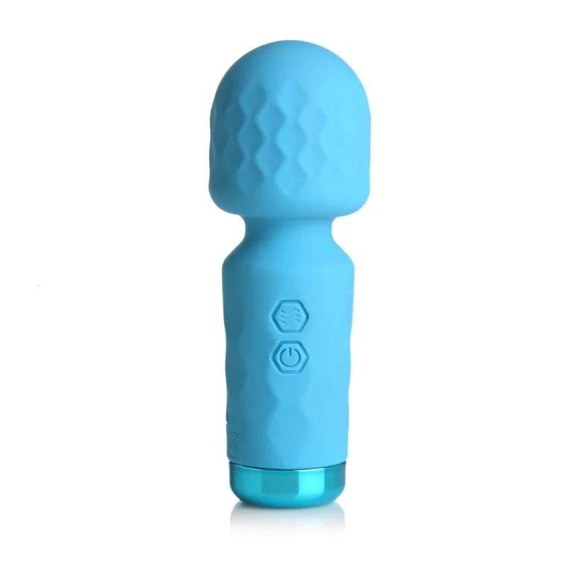10x Mini Silicone Wand - Blue - Image 2