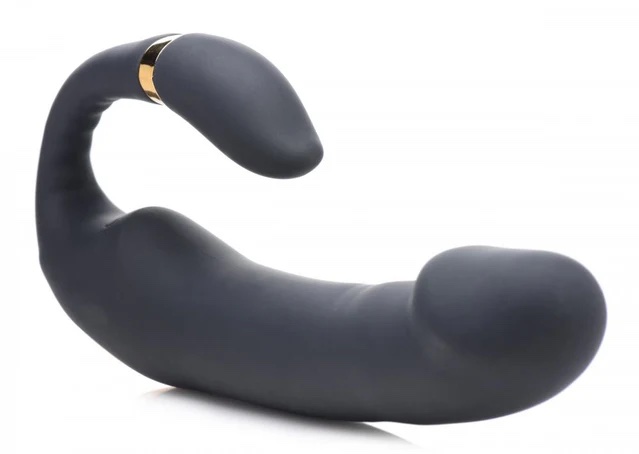10x Pleasure Pose Come Hither Silicone Vibe With Poseable Clit Stim - Image 3