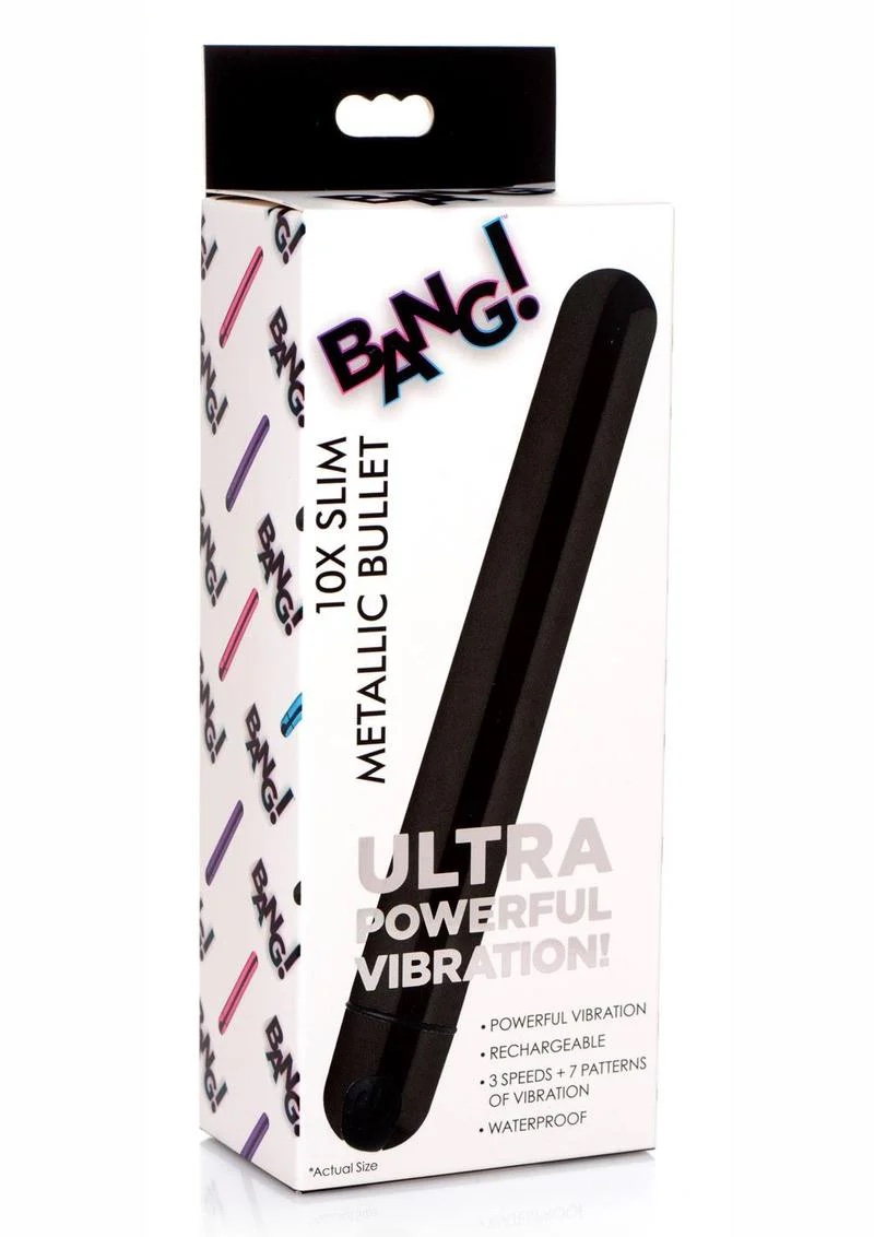 10x Slim Metallic Bullet - Black