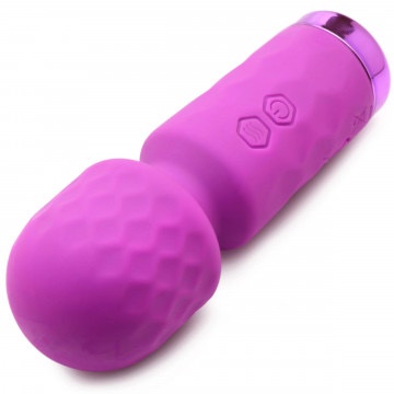 10x Mini Silicone Wand - Purple - Image 3