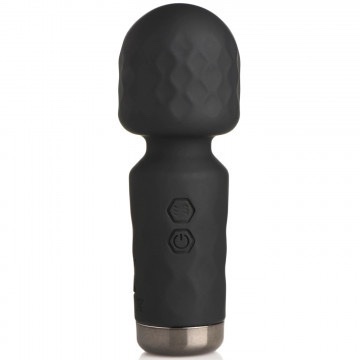 10x Mini Silicone Wand - Black - Image 2