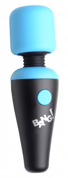 10x Vibrating Mini Silicone Wand - Blue - Image 2