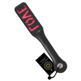12 Inch Leather Impression Paddle - Love