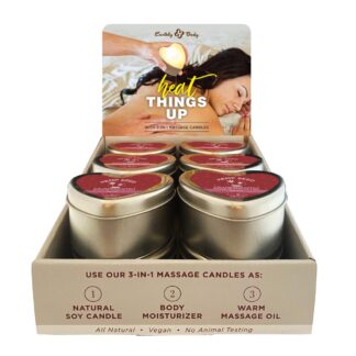 12 Pc. Valentine Candle Display   With Tester