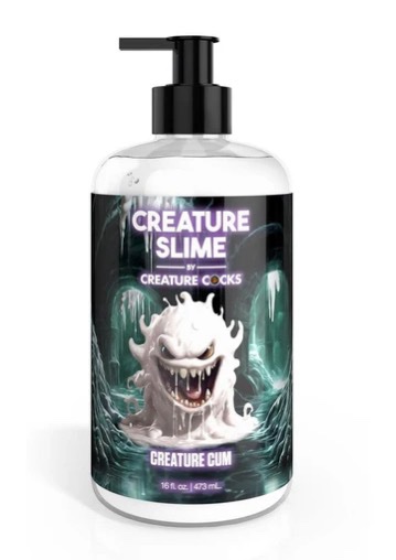 16oz Creature Slime Creature Cum Unscented Jizz - Lubricant - Clear