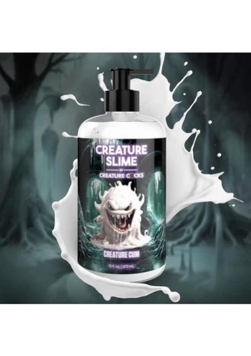 16oz Creature Slime Creature Cum Unscented Jizz - Lubricant - Clear - Image 2