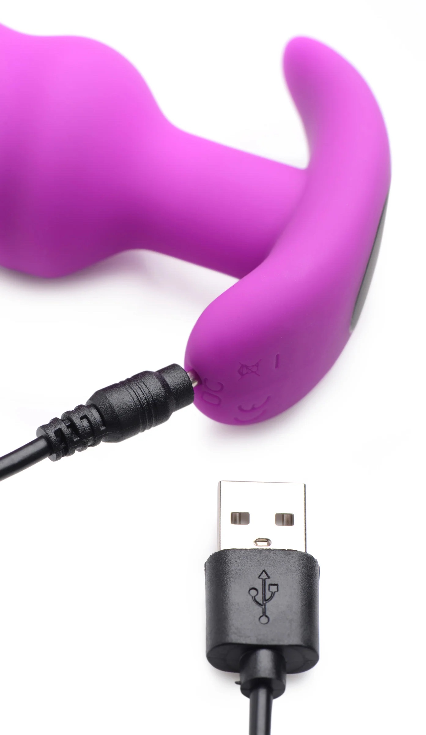 21x Silicone Swirl Plug With Remote - Purple - Image 3