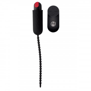 28x Dark Chain Rechargeable Remote Silicone Sound - Black - Image 2