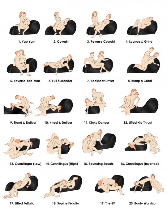 Bondage Love Couch - Black - Image 9