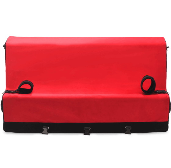 Lover's Bondage Bench - Red - Image 3