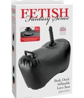 Fetish Fantasy Series Body Dock Inflatable Love Seat - Black