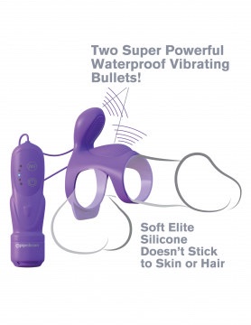 Fantasy C-Ringz Ultimate Couples Cage - Purple - Image 2