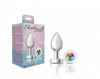 Light Up Silver Metal Plug - Medium