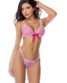Two Piece Set - Large/xl - Pink Romance